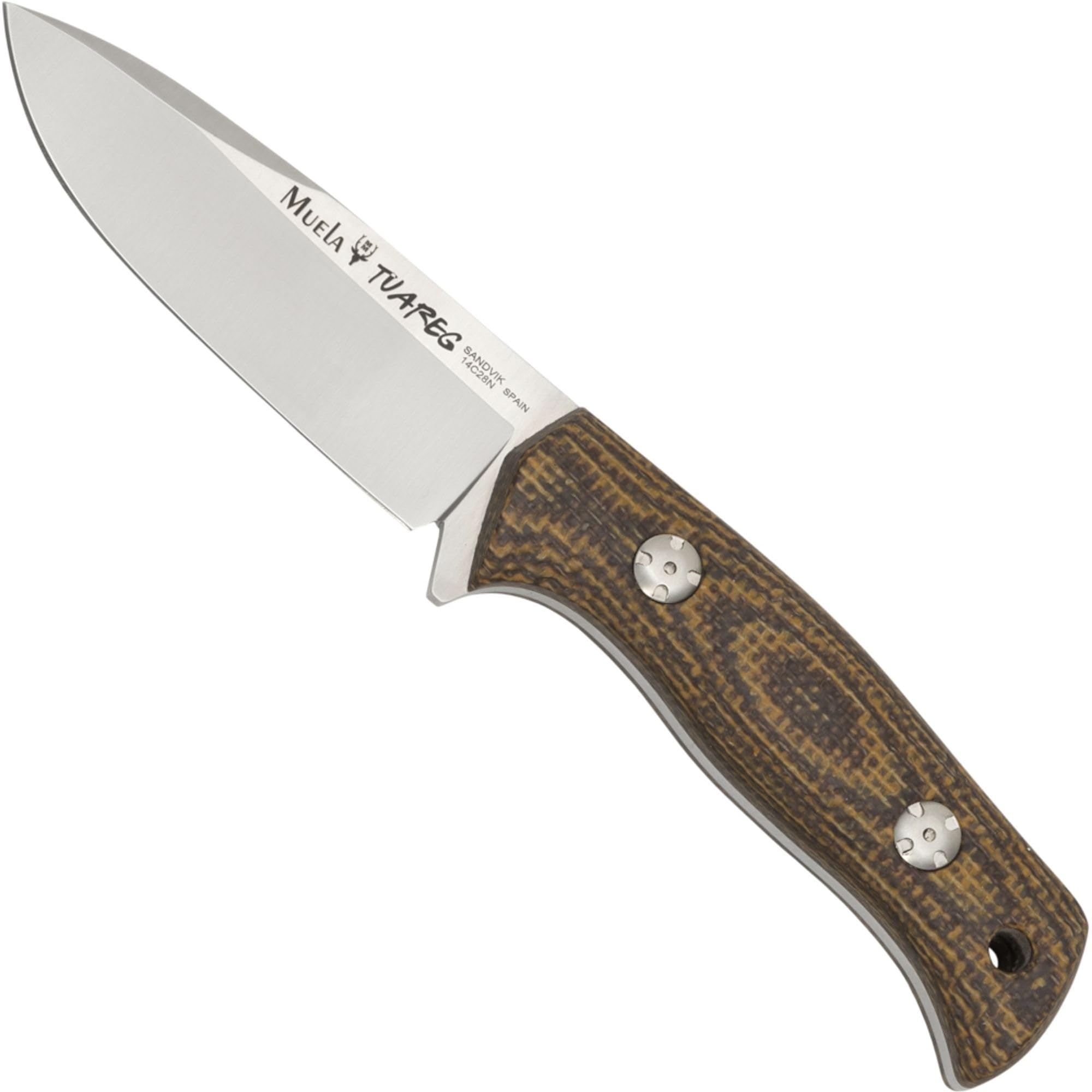 Muela Tuareg 10cm Micarta Saplı Bıçak 10G