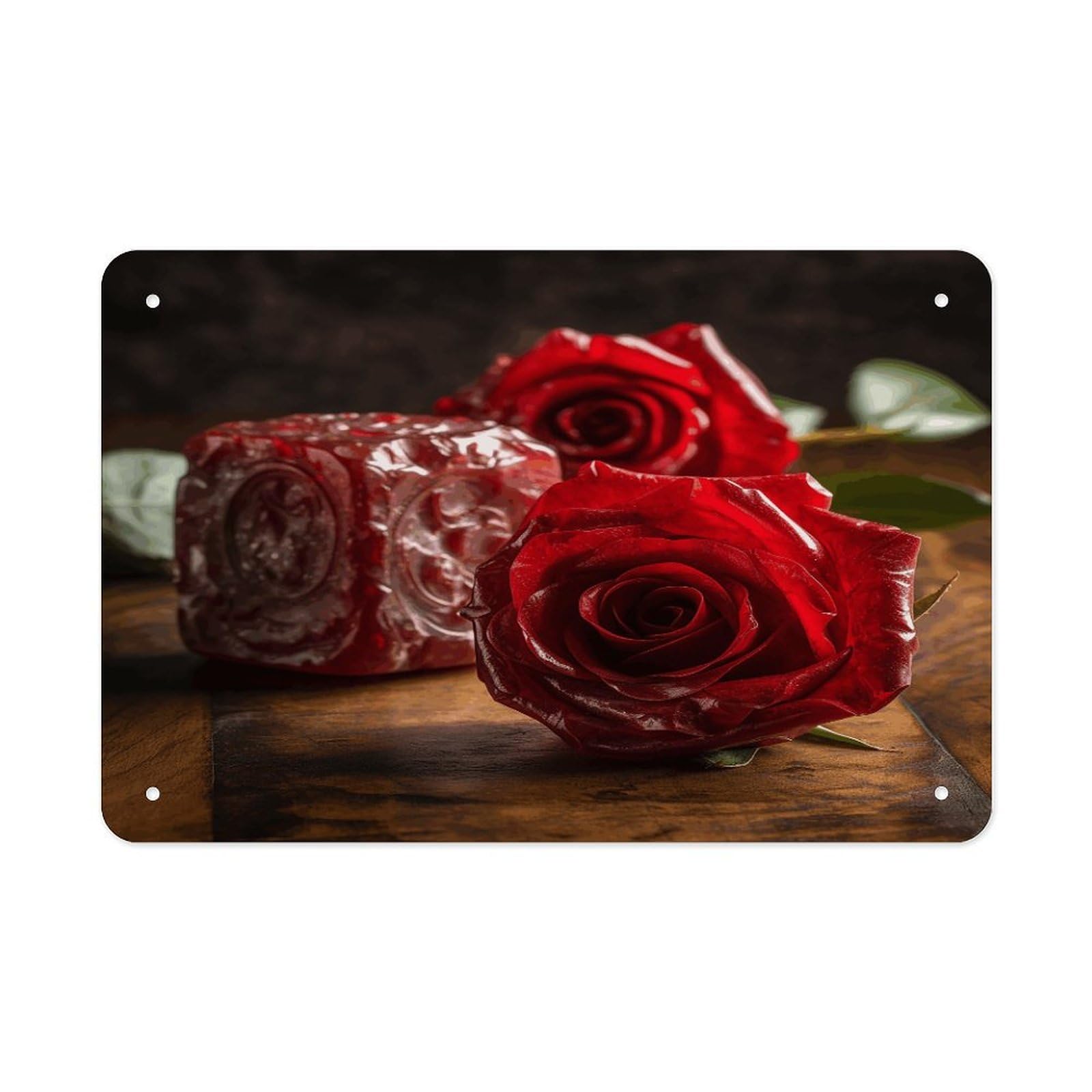 Fodpand Style Flower Decorations Wall Art Metal Signs Tin Sign