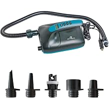 SPINERA High Pressure 12V SUP Stand Up Paddle Boarding Pump - Material ABS + PA Orange and Black Color - Pressure 16PSI