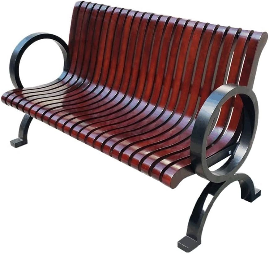 Patio Benches for Outdoors Creative Outdoor Leisure Bench with Backrest Community Park Viewing Seat Beach Chair Shopping Mall Rest Garden Benches for Outdoors
