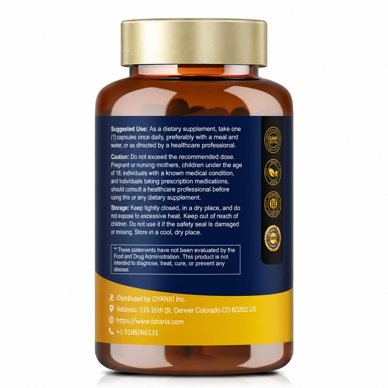 Totaria Cortisol Supplement for Women 120 Vegan Capsules Hormone Balance — Amazon image 7