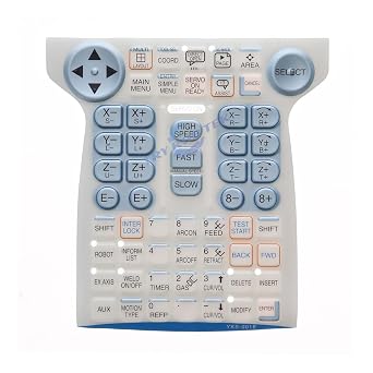 YKS-001E, Membrane Keypad for YASKAWA JZRCR-YPP01-1, DX100 Teach Pendant Keysheet Film