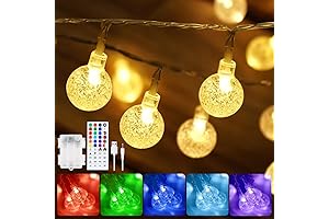 OMIKA Battery Operated Color Changing Christmas Lights
