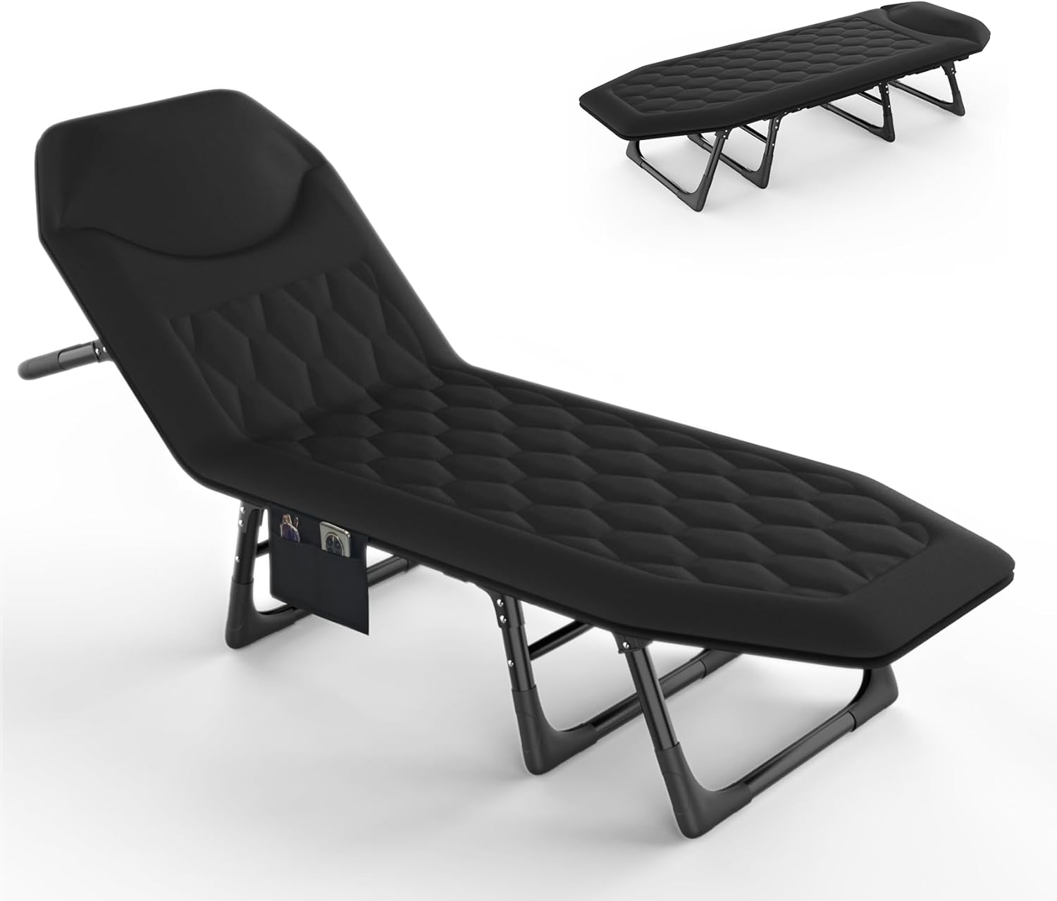 Slendor 2 in 1 Folding Camping Cot & Lounge Chair, 6