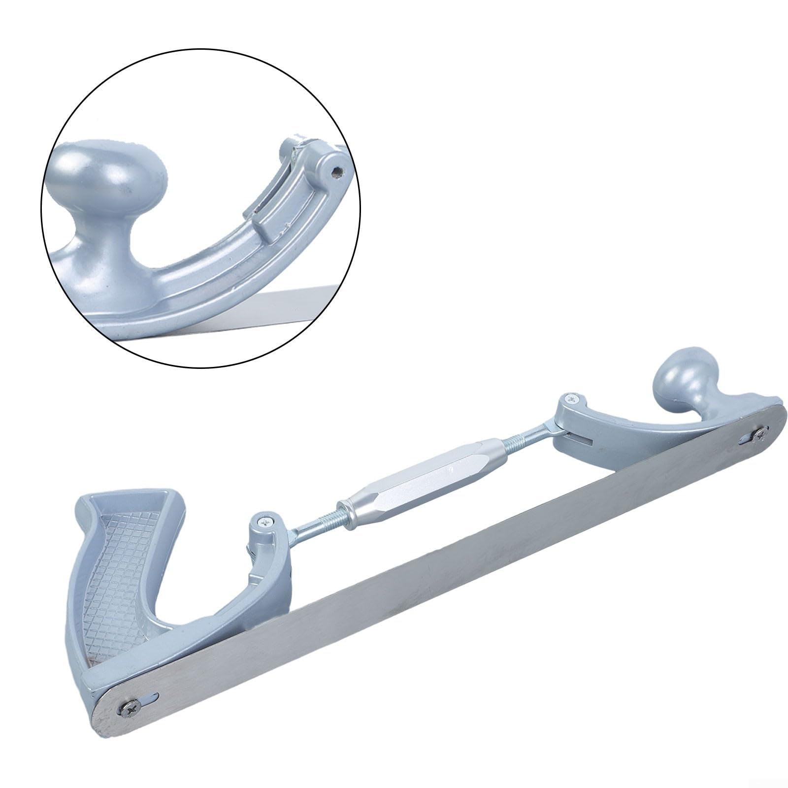 Set di lime professionali per il corpo, flessibile, regolabile, 35,6 cm, in acciaio curvo, con telaio regolabile per lucidatura e finitura del metallo