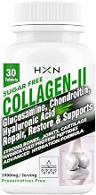 HXN Joint Support Supplement With Collagen Type 2, Glucosamine, Chondroitin, Hyaluronic Acid, And Vitamin C for keeping Joints healthy, Relives Pain, Improves Mobility, Reduces Stiffness-30 Tablets
