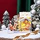 GuDoQi Miniatur Haus Weihnachtsnacht, DIY Puppenhaus Miniatur mit Möbeln und Musik, Handgemachtes Geschenk für Weihnachten