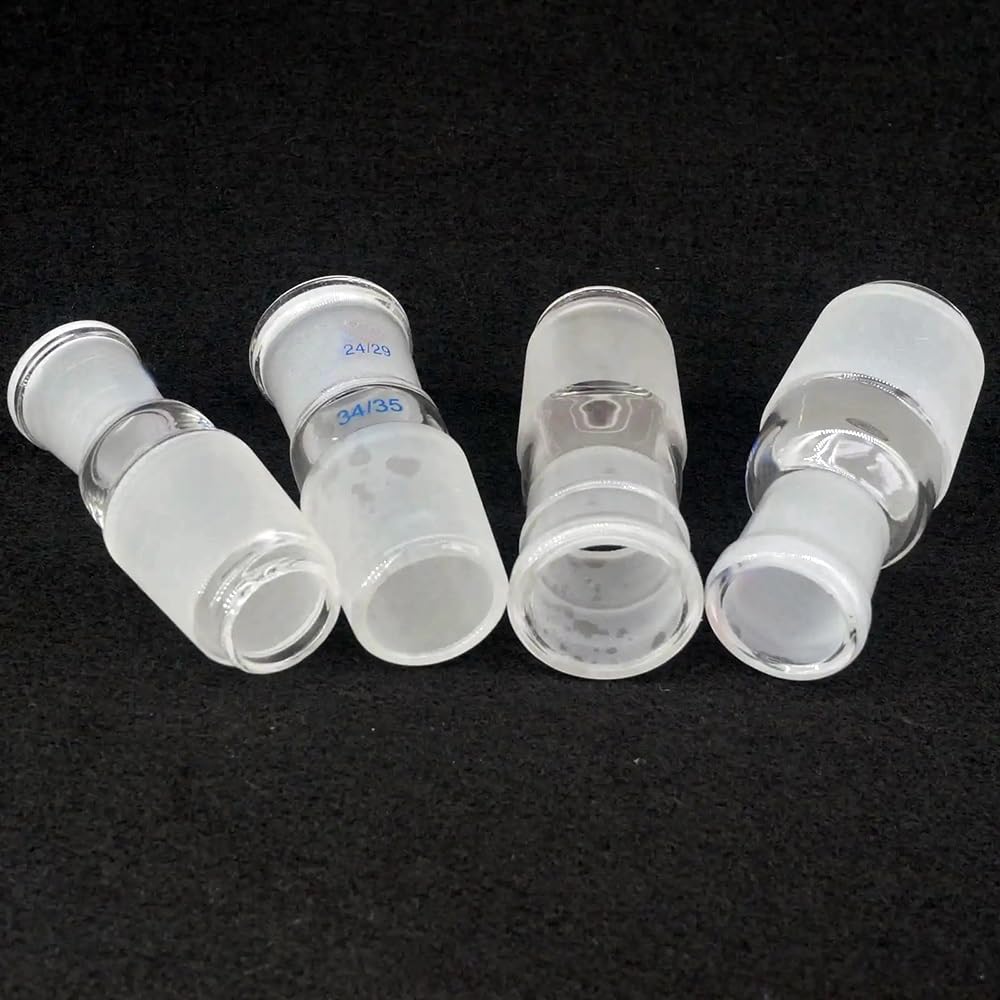 Laborglaswaren 14/23 19/26 24/29 29/32 Buchse auf 19/24/29/34/40/50 mm Steckerverbindung Laborglas-Vergrößerungs-Transferadapter(24-29 To 50-40)