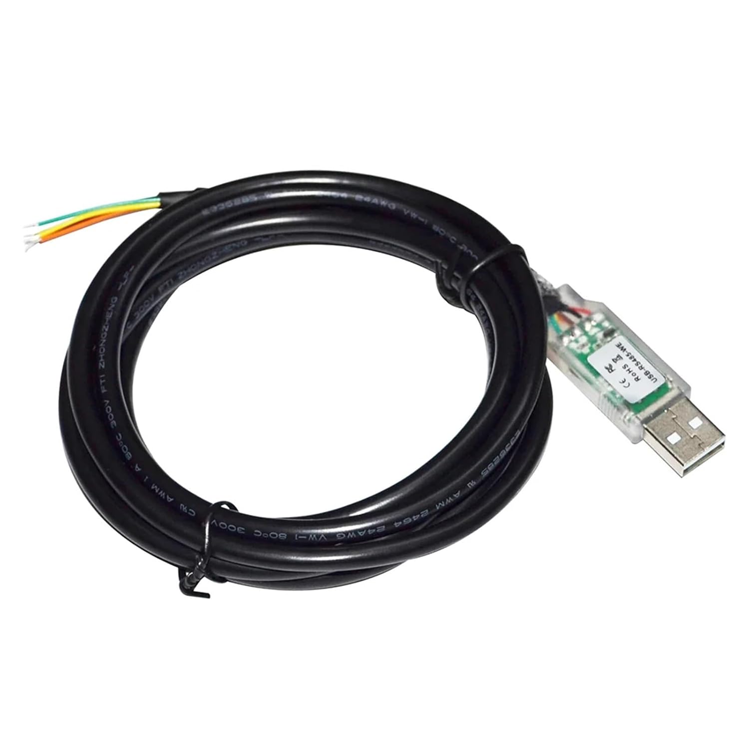 FT232RQ CHIP USB to 6PIN 6 CORE Wire END Open RS485 Converter Serial Communication Cable Compatible USB-RS485-WE-1800-BT