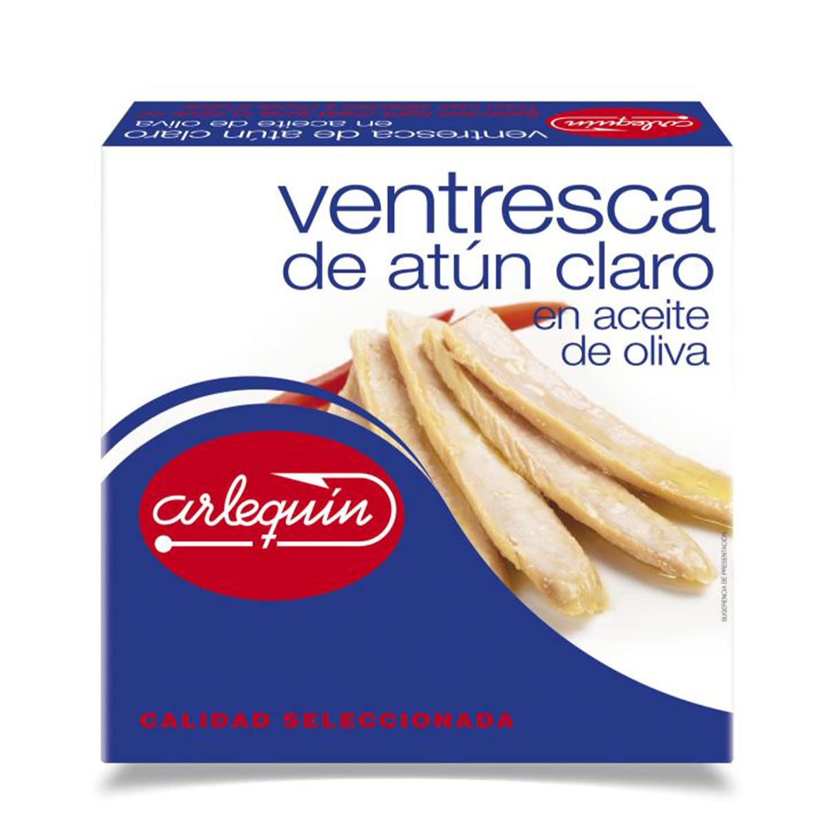 ARLEQUIN Ventresca de Atún Claro en Aceite de Oliva, Pack 4 Latas de 550 grs (2200 grs)