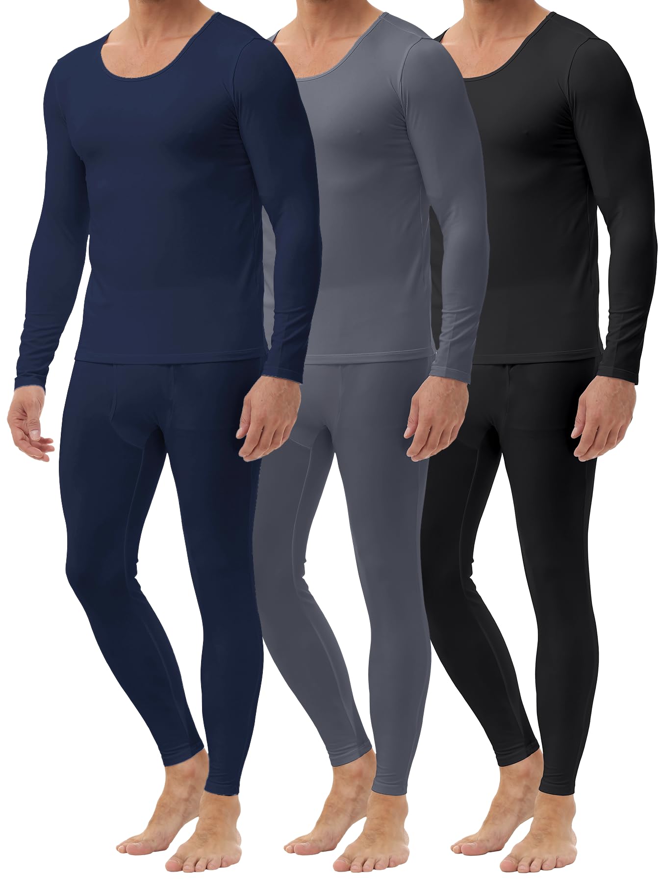 Winvote 3 Pack Thermal Underwear