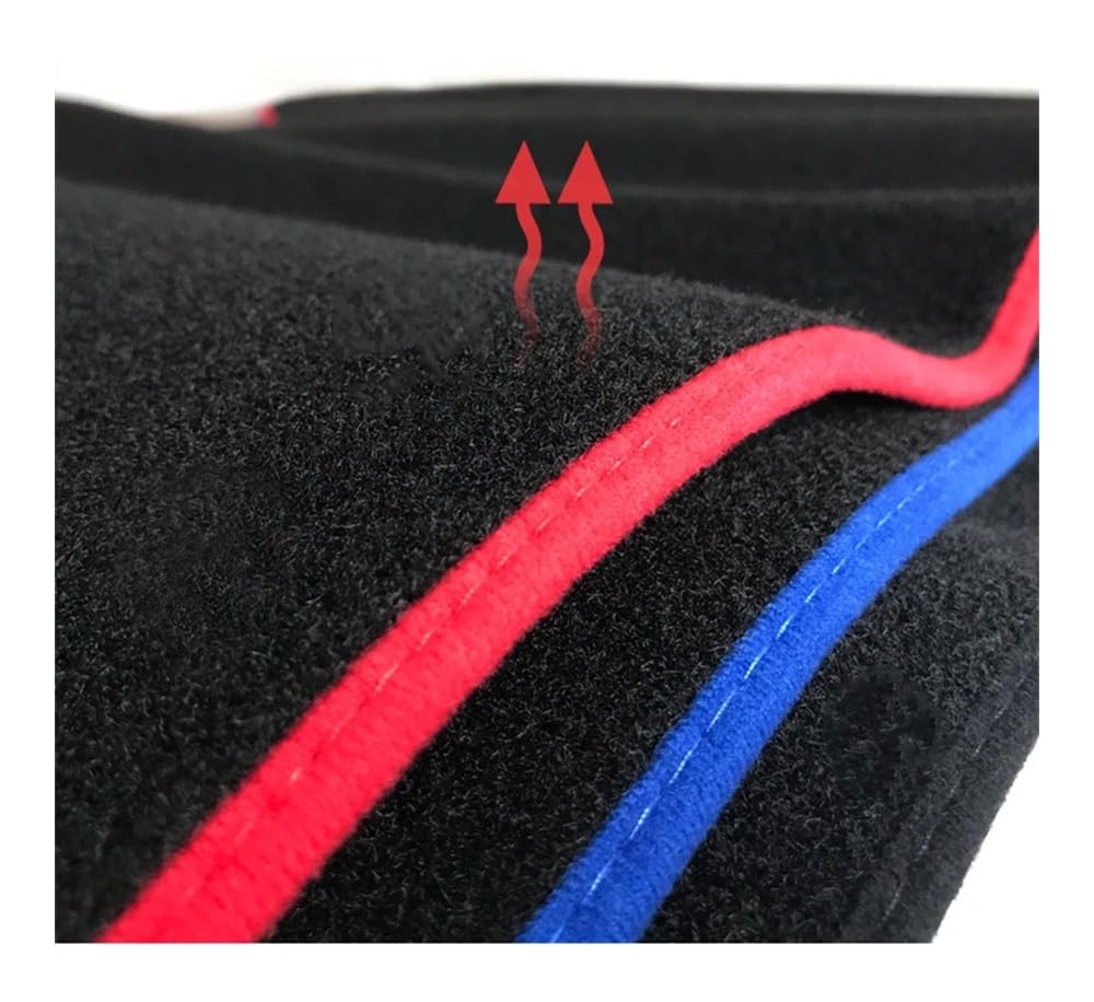 Auto Cruscotto Copertura Per Toyota Per C-HR Per CHR 2016 2017 2018 2019 2020 2021 2022 2023 2024 Copertura Per Cruscotto Auto Parasole Tappetino Protettivo(LHD Blue Side)