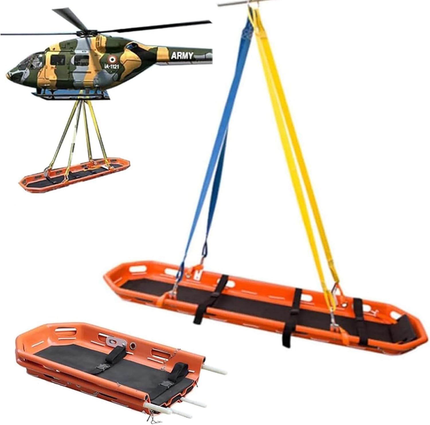Portable Rescue Basket Stretcher for Helicopter Emergency Evacuation ...