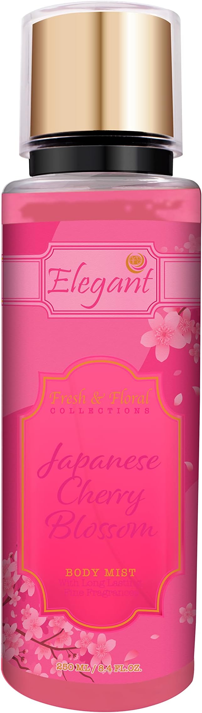 Elegant Japanese Cherry Blossom Body Mist Spray – 250ML – Fine Perfumed Fragrance Mist | Aromatic, Long-Lasting Premium Scent, 8.45 fl. Oz.