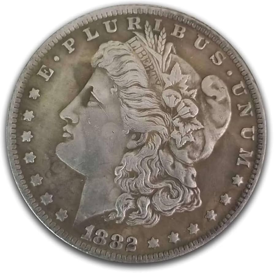 海外古銭　アメリカ古銭　MORGAN1921 LIBERTYドル　1/4ドルなど Amazon.com: 1878-1921 Liberty Morgan Coin Replica Collection