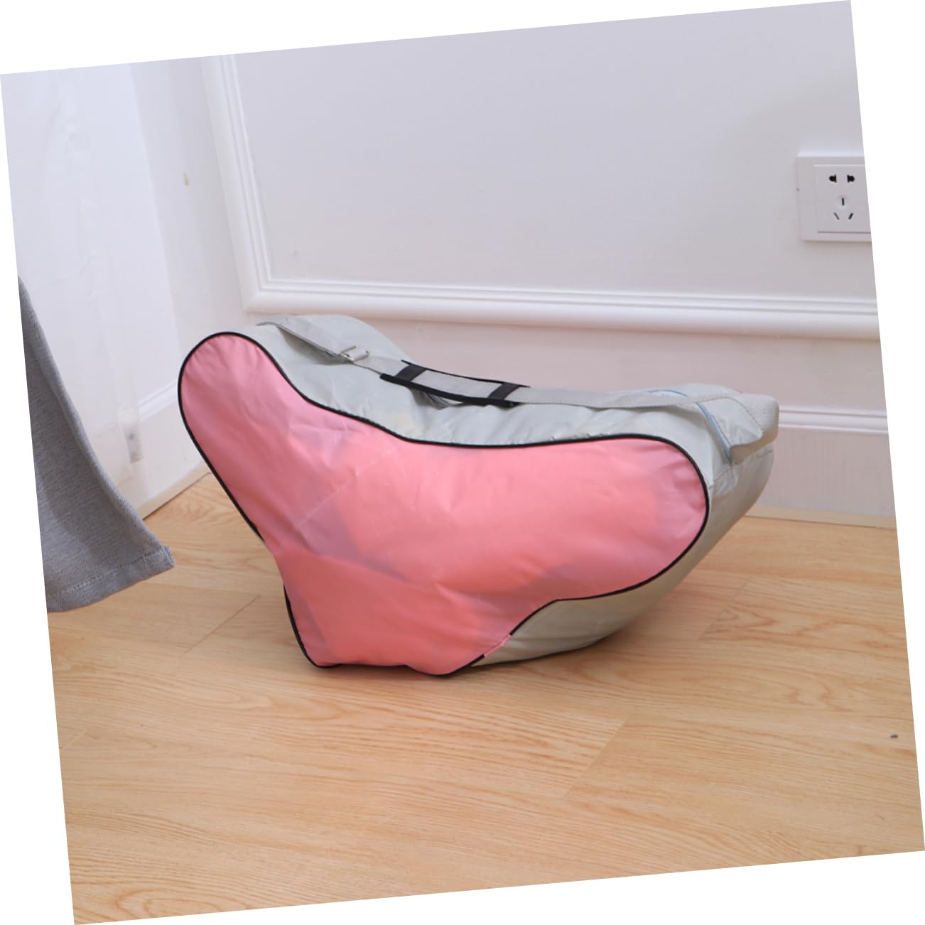 BESPORTBLE Borsa Porta Pattini a Triangolo 2 Pezzi in Oxford Rosa | Roller Skates e Inline Skates Shoes, Riutilizzabile, Portatile, Facile da Pulire