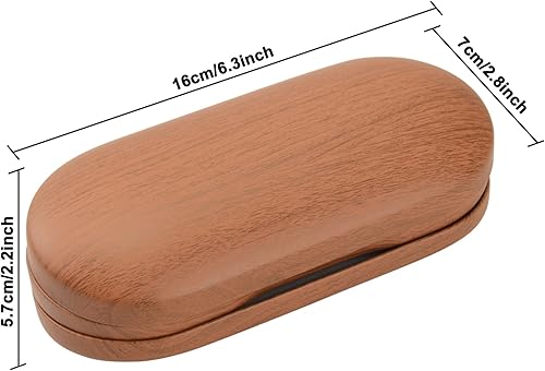 Miniatura 8 de Muf - Estuche portátil 2 en 1 para lentes y lentes de contacto, diseño de doble uso con espejo integrado, pinzas y botella con solución incluidas