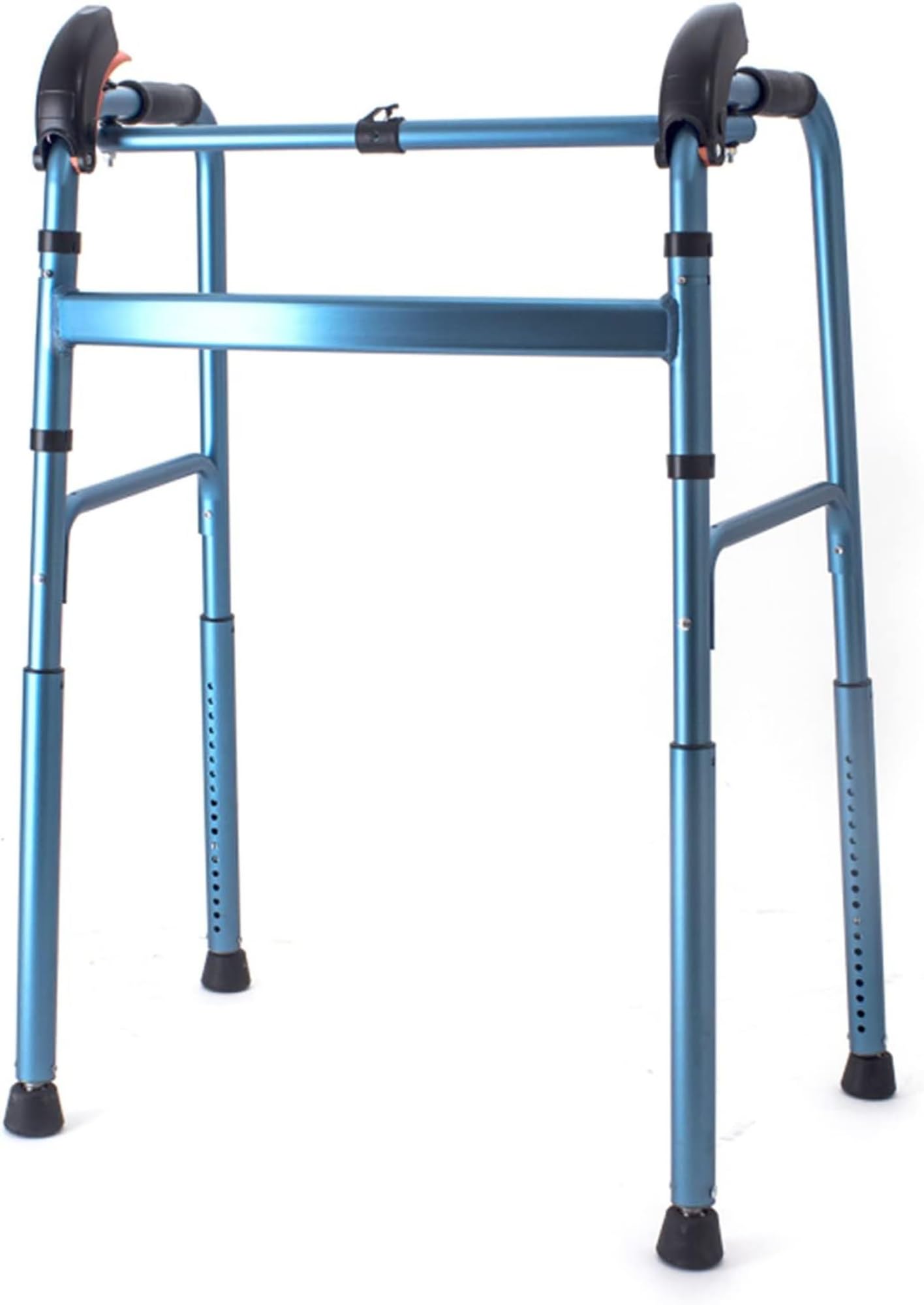 Deambulatore pieghevole, telaio per scale in alluminio leggero, per camminare facilmente sulle scale, altezza regolabile antiscivolo, ausilio per scale, montascale per anziani disabili