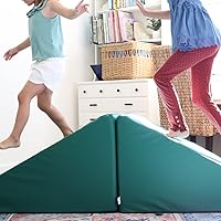 Vista 3 de Foamnasium Mega Wedge - Juego de espuma para interiores, 2 piezas para niños pequeños y activos escaladores de espuma para gatear, escalar, Carmesí