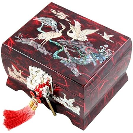 antique music jewelry box