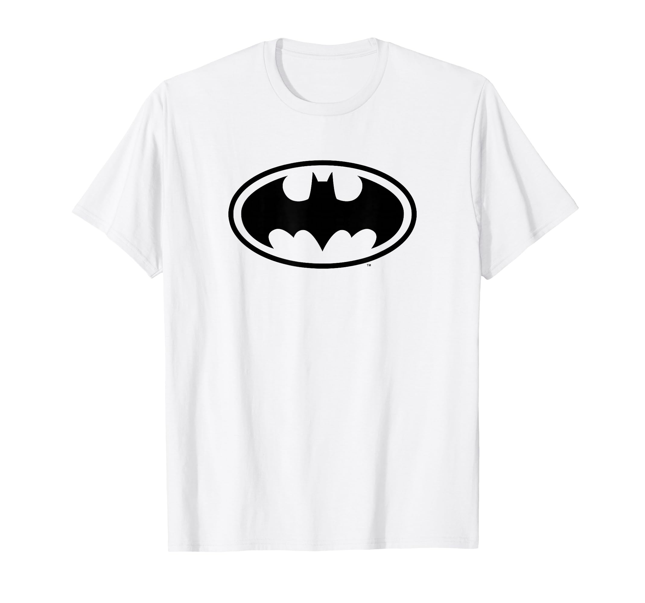 Batman Classic Large Black Logo T-Shirt