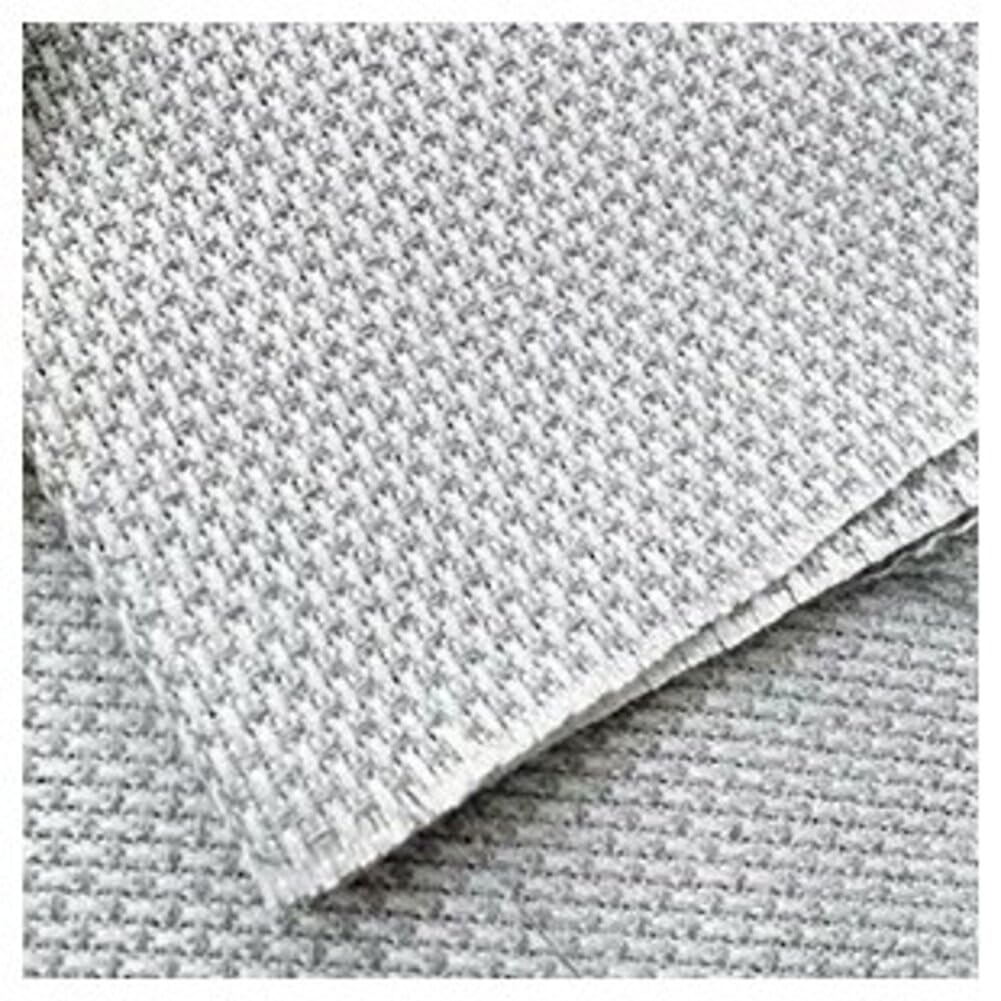 Tissu imitation lin double couleur 1,48 x 3 m Tissu décoratif doux à coudre pour chemins de table, rideaux et travaux manuels, vendu au mètre pour décoration d'intérieur