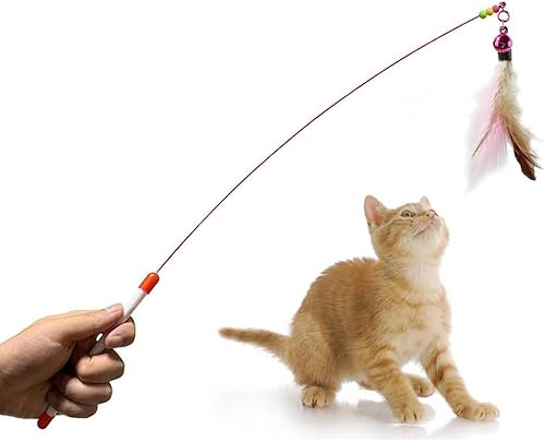 Miniatura 2 de PetLike Túnel para gatos (con juguete interactivo para gatos y juguete de hierba gatera) para gatos de interior, tubo plegable para mascotas,