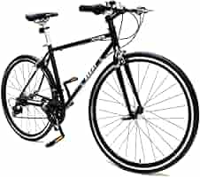 【新品・未使用】 クロスバイク XC-009 21段変速 グレー Amazon | 【最軽量モデル】自転車 クロスバイク XLEAT 21段変速