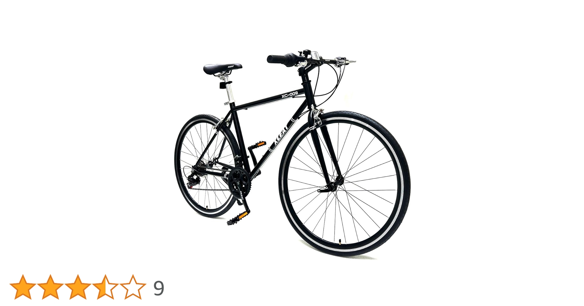 中古 XLEAT XC-009 クロスバイク 21段変速　ブラック Amazon | 【最軽量モデル】クロスバイク シマノ製 21段変速