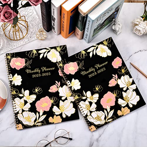 2023-2025 Monthly Planner/Calendar - 2 Year Monthly Planner 2023-2025, July 2023 - June 2025, 9" X 11" Planner With Monthly Tabs, Twin-Wire Binding, Two-Side Pocket, Perfect Organizer #TOP5