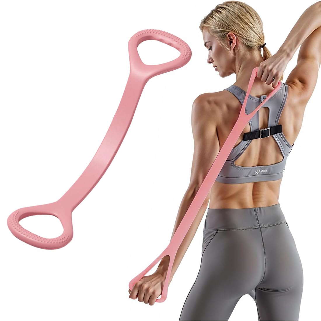 RUKAN Elastici Palestra, 24 lb Fascia Yoga Elastico, Fitness Bande, Yoga Elastico Pilates, Stretching Cinghia Sportiva Altamente Elastica, per camminata metabolica