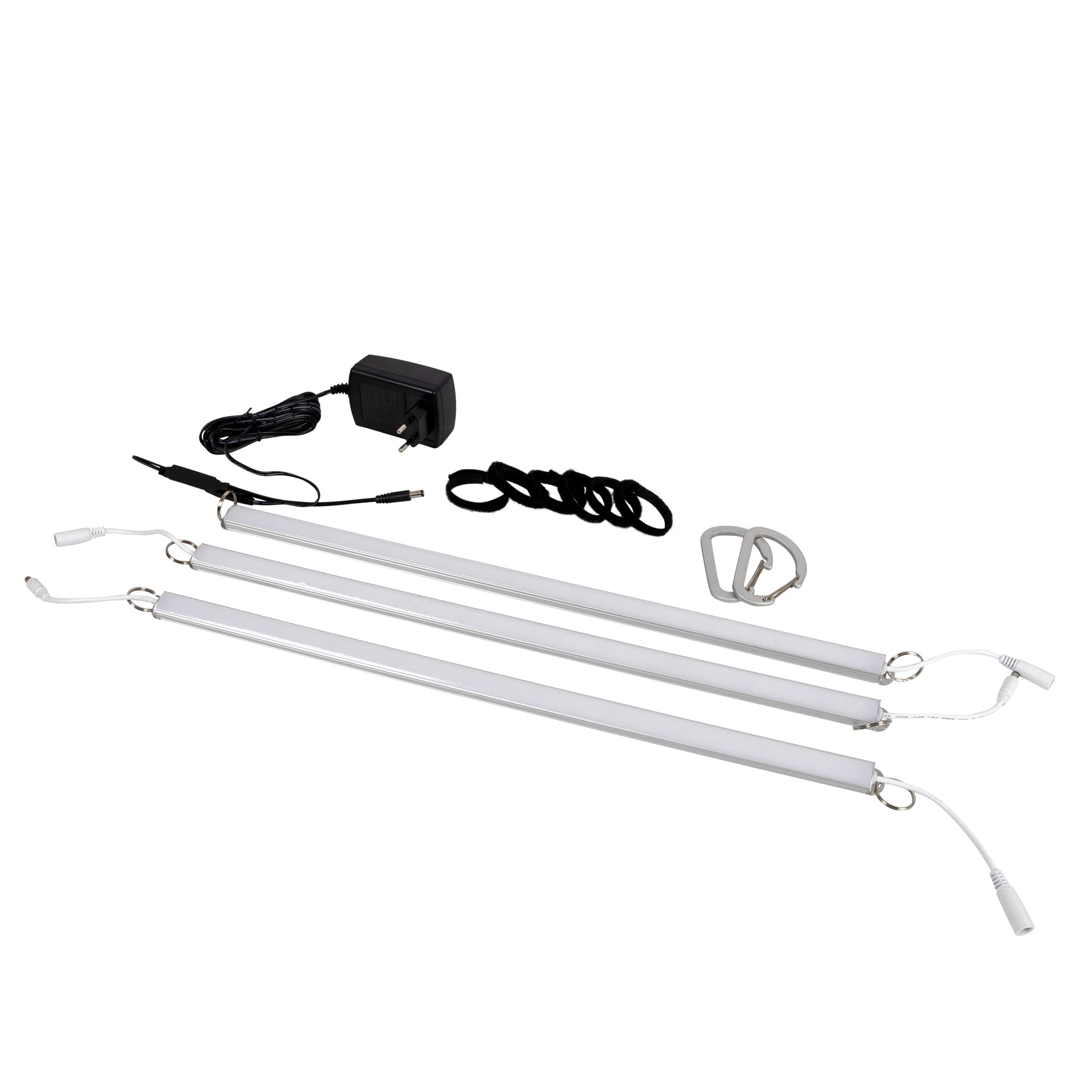 BO-CAMP BC SlimTube regulable 3pcs 22W per campeggiatori e outdoor, per comfort e praticità all’aperto