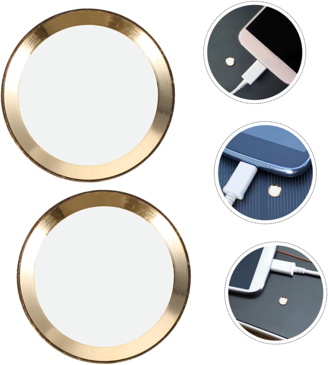 10pcs Ultra-Thin Home Button Stickers for Scratch Fingerprint Pad Covers Easy Installation Touch Stickers Compatible Fingerprint Recognition