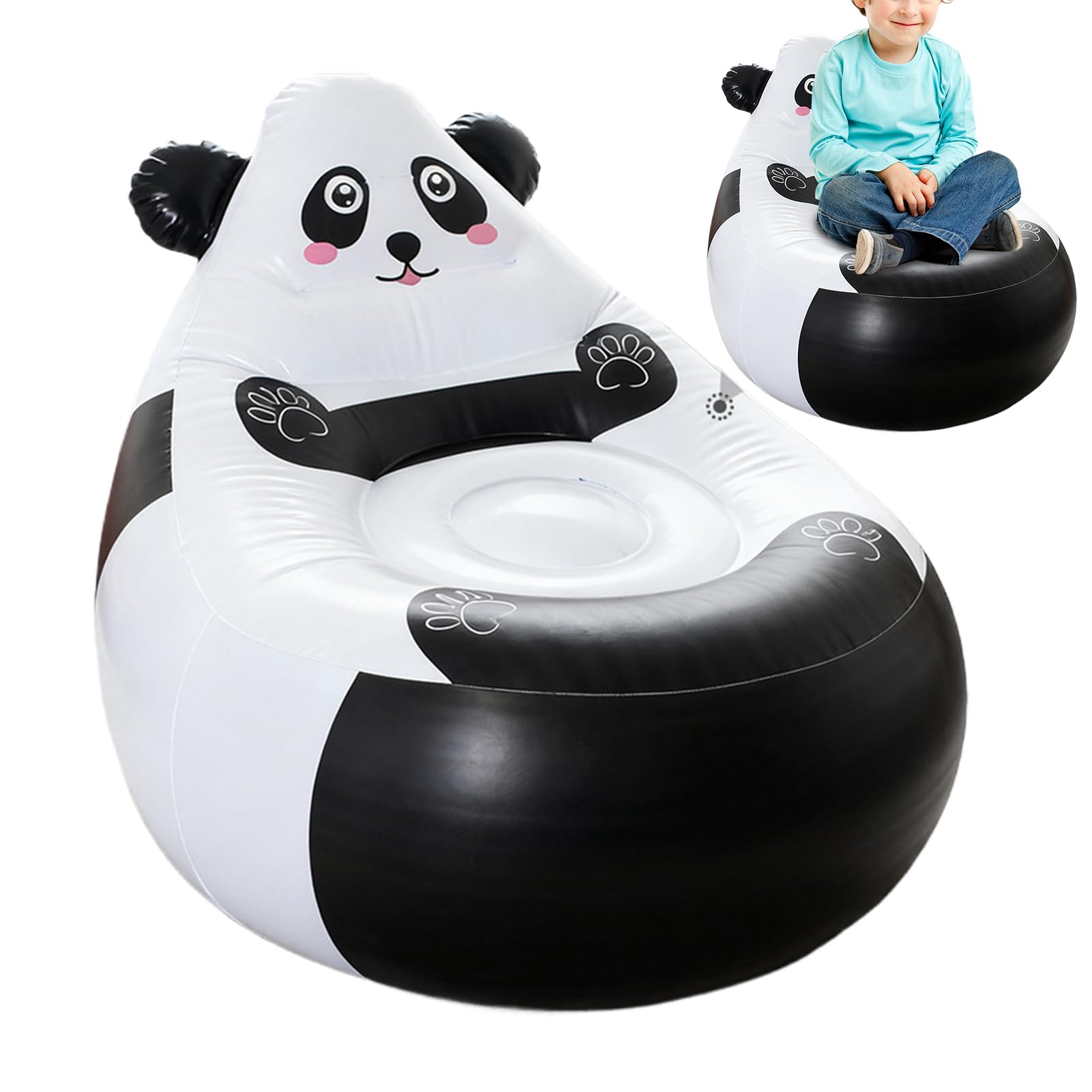 Fauteuil Gonflable pour Enfant - Chaise Portable en Forme d'animal | Sofa d'Extérieur,pour, Extérieur, Camping, Patio, Plage, Voyage, Intérieur, Arrière-Cour, Balcon, Salon de Jardin