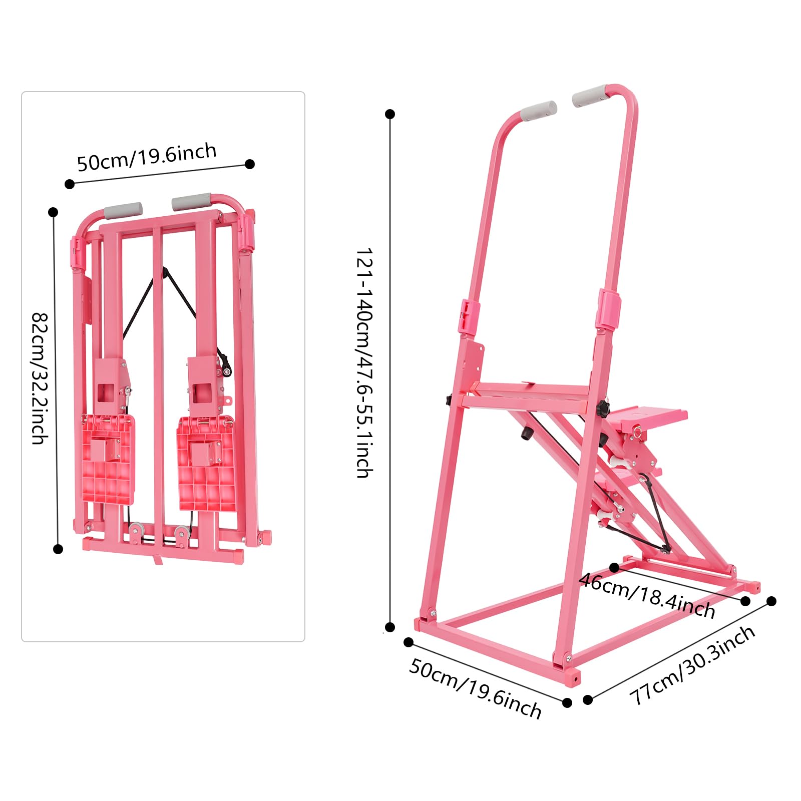 Stopper Scale, Macchina da Arrampicata Verticale, Pieghevole Cyclette Stepper, Arrampicata per Salotti, Camere da letto, Palestre, Appartamenti