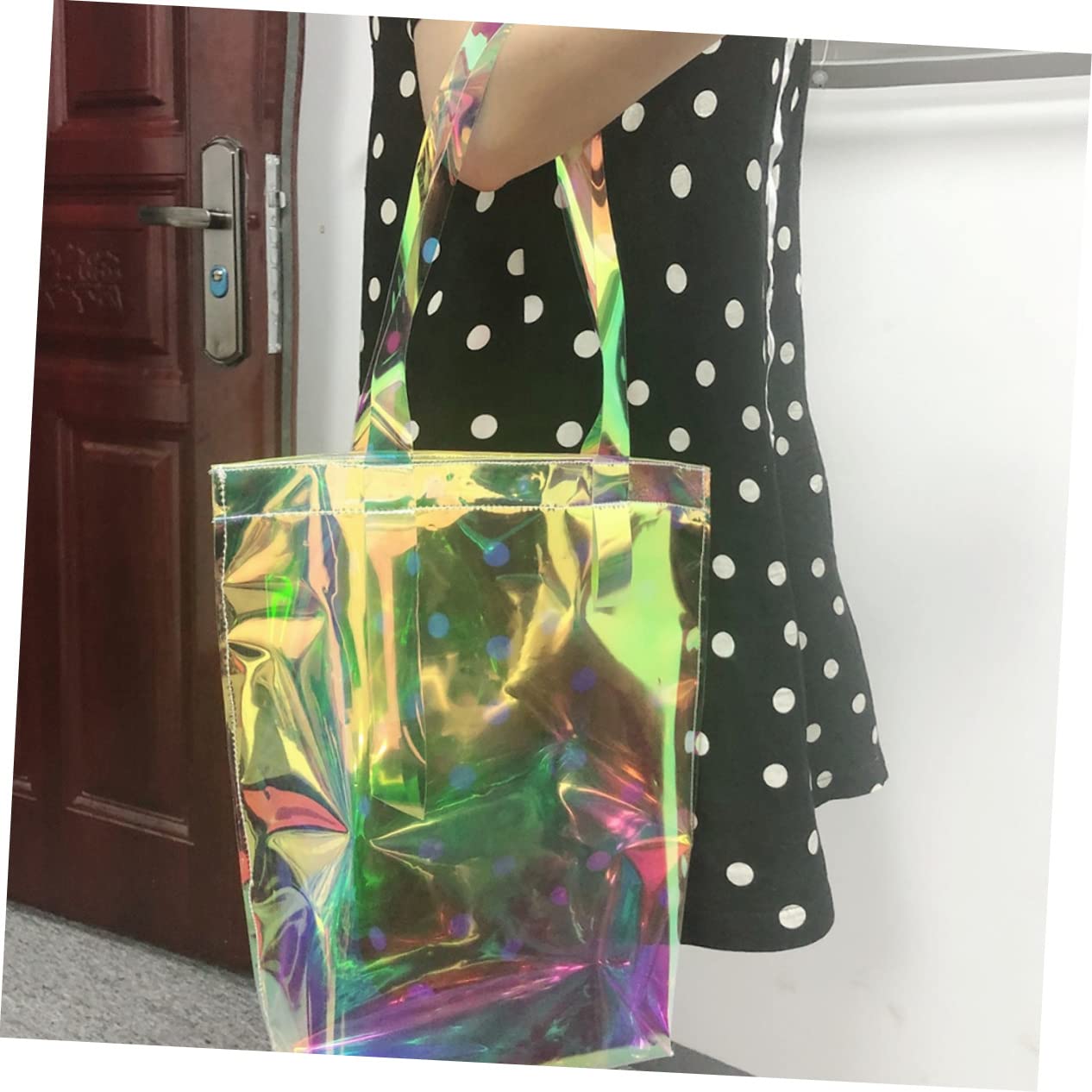 3-Teilige Tasche Buggy-Tasche Gelee-Einkaufs Handy-Geldbörse Gelee-Geldbörse Handy- Aufbewahrungs Hand Durchsichtige Trage Pvc-