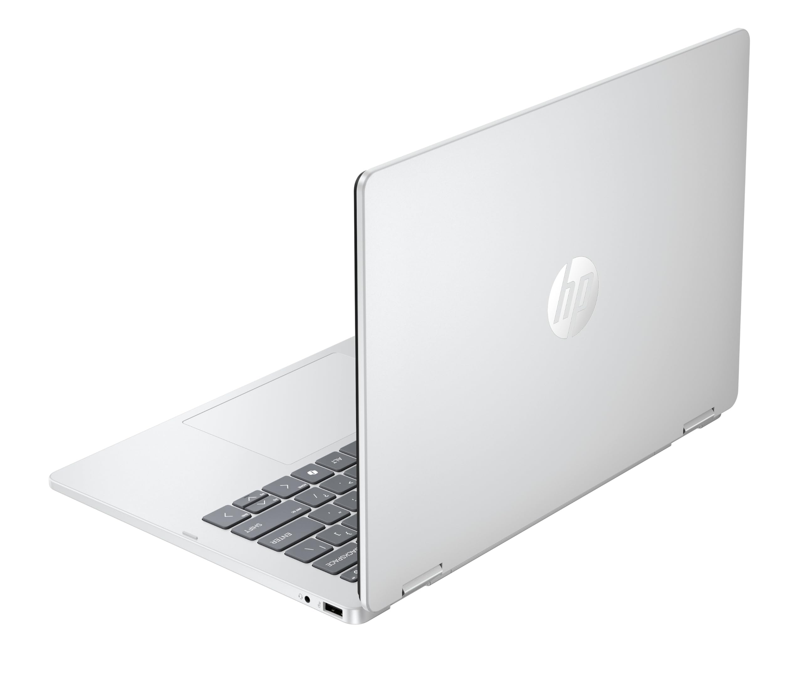 HP OmniBook 5 Flip 14-fp0254ng 2 in 1 Convertible Laptop, 14 Zoll 2K-Touchscreen, Intel Core i5-1334U, 16 GB RAM, 512 GB SSD, Windows 11 Home, Silber