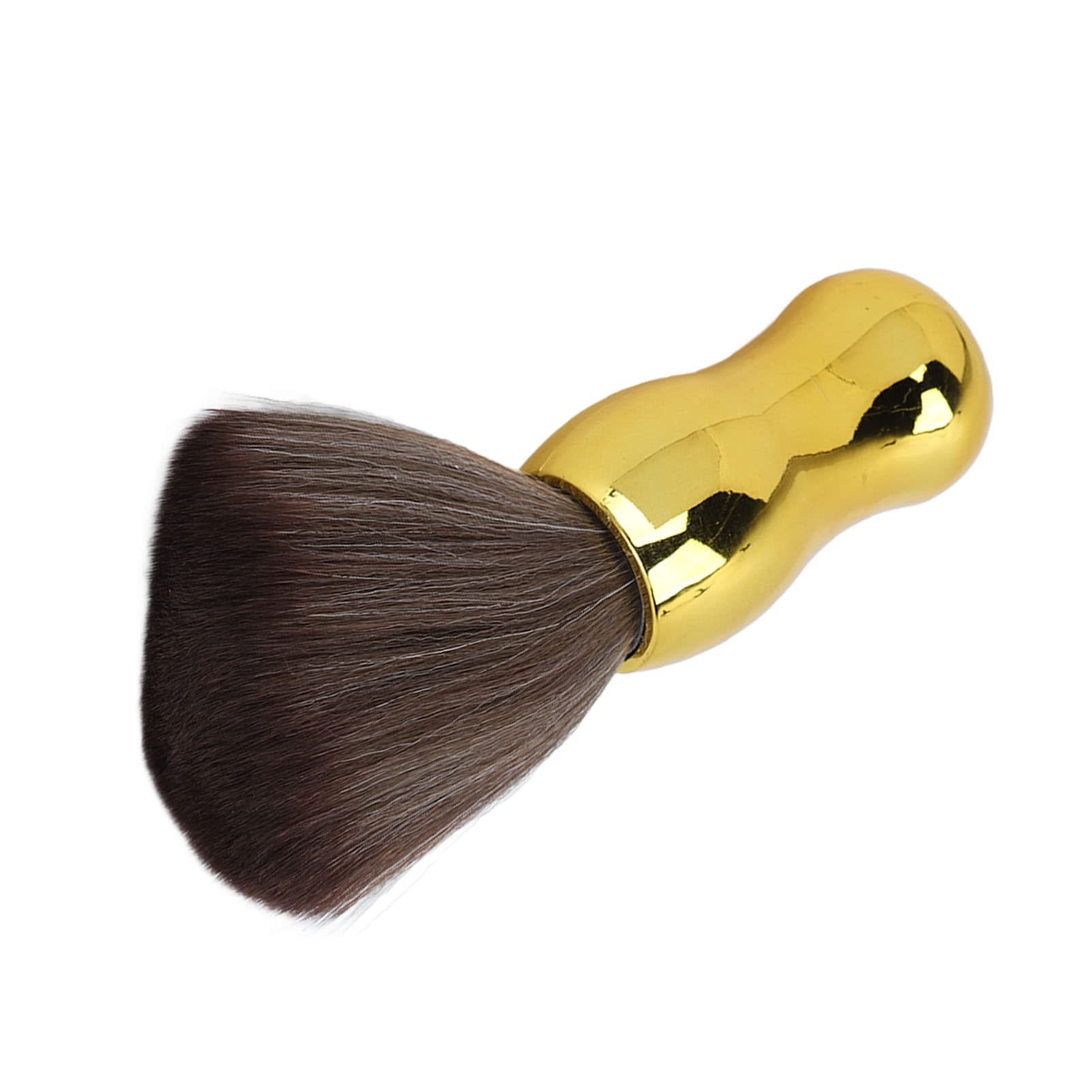 Cepillo para Peluquero, Plumero para el Cuello, Cepillo para Peluquero con Dorado, Nailon Suave para Limpieza de la Cara y el CuelloC.