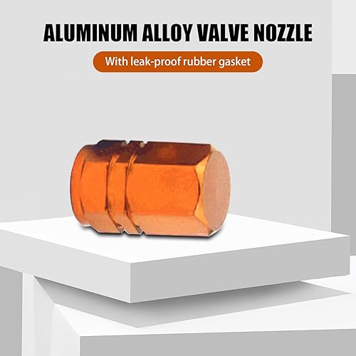 Miniatura 3 de Juego de 4 tapas hexagonales a prueba de polvo para neumáticos de automóvil, juego de tapas de válvula de aleación antirrobo antifugas, universales