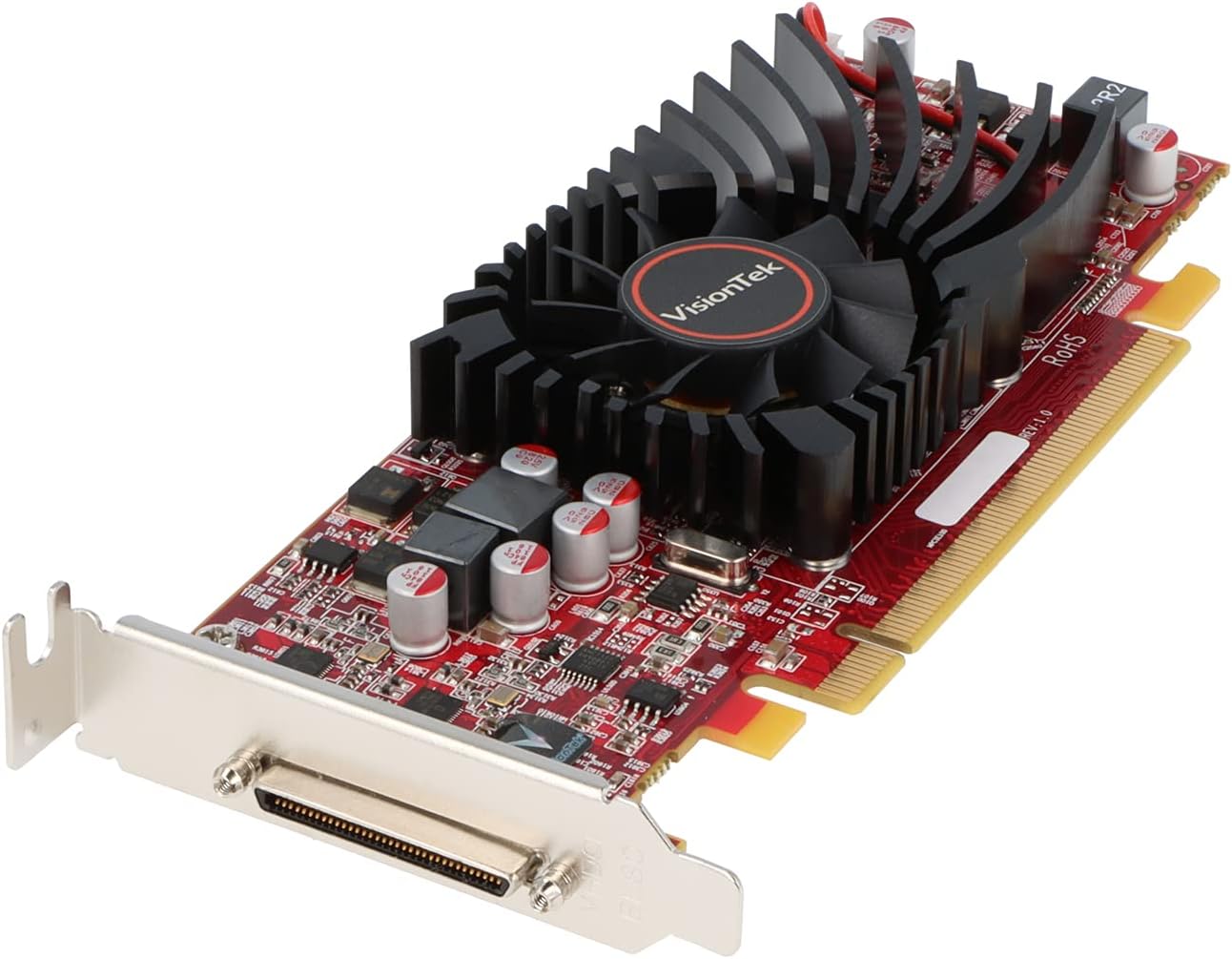 VisionTek Radeon HD 5570 1GB DDR3 SFF Graphics Card, 4 Port VHDCI to HDMI, Included Full-Height Bracket (900901)