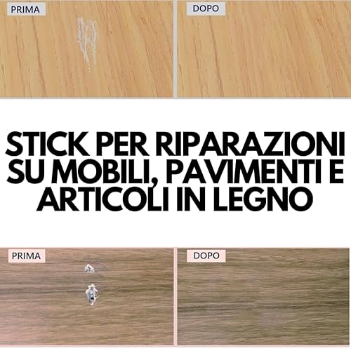 Wachsstift zum Ausbessern von Holz – natürlicher Wachsstift für Kratzer und Furchen aus Holz – (Palisander)