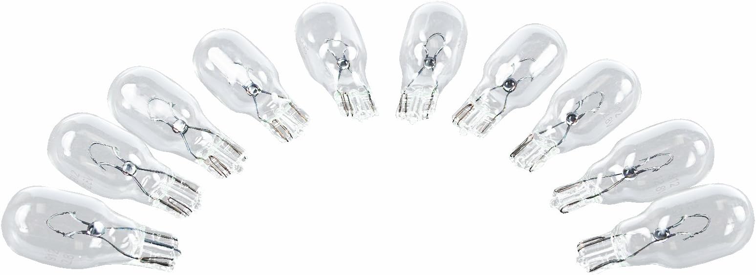 Camco54766 912 Auto/RV/Marine Replacement Interior Light Bulb - Box of 10