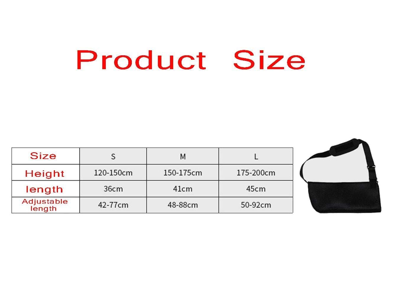 VIVI ARM Sling-immobilizzatore spalla per Broken braccio fratturato-braccio regolabile, spalla cuffia dei rotatori sostegno tutore-per lo strappo, lussazione, distorsioni e ceppi,M