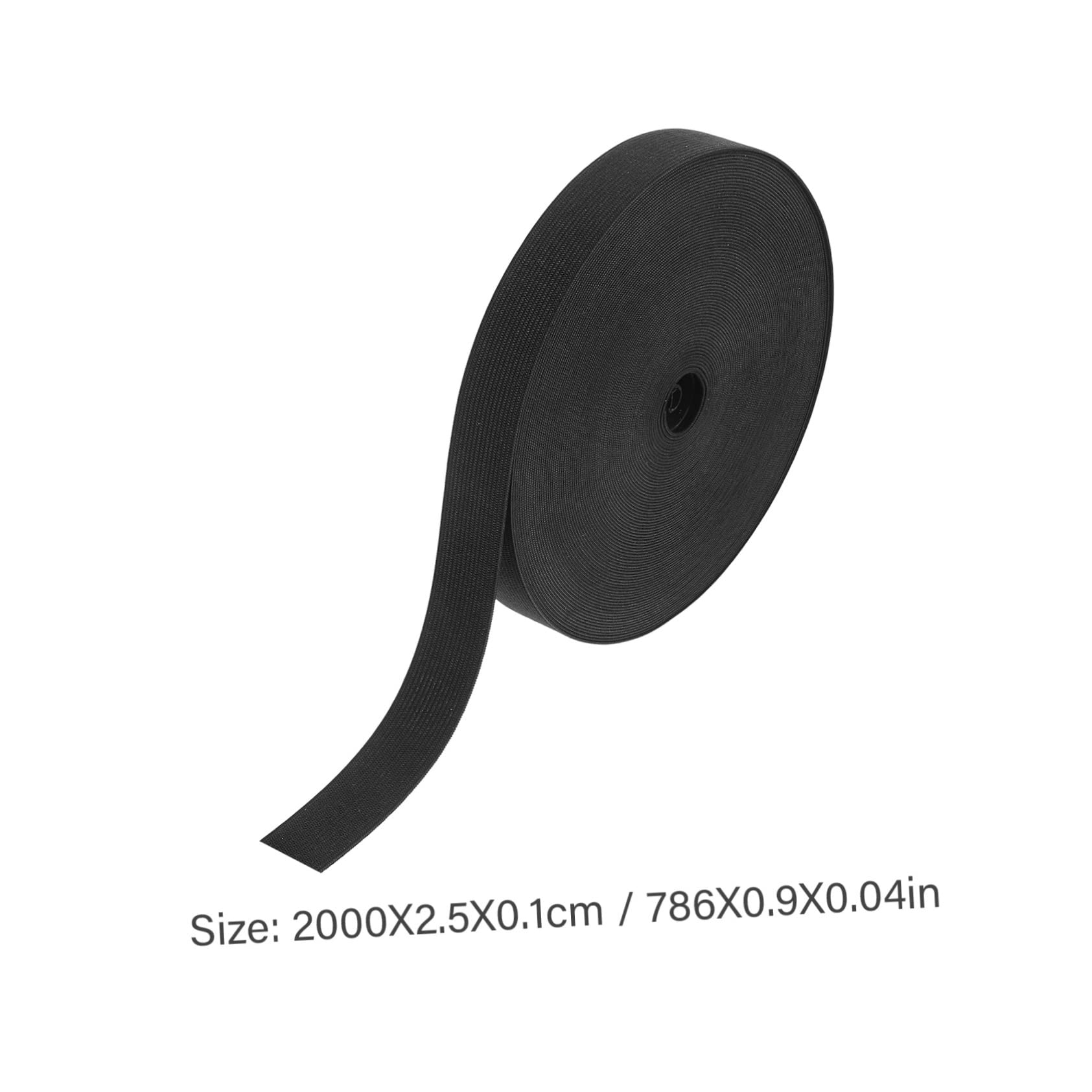 HOMSFOU 1Roll Cuttable Elastic Strap High Elastic Band for DIY Crafts Knitted Flat Elastic Cord for Sewing Apparel and Home Use Versatile Durable and Easy to Work