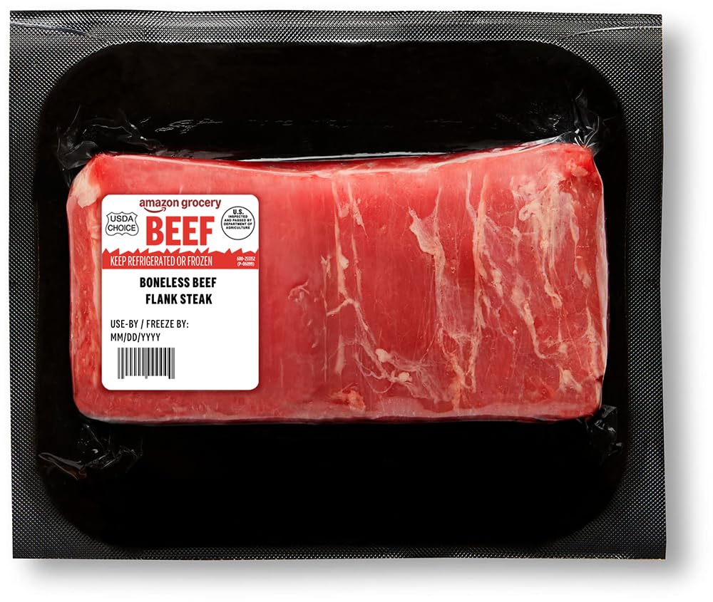 Amazon Grocery, Beef Brisket Flat Roast, Boneless, USDA Choice, Weight Varies