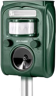 Sponsored Ad - PESTGURU Solar Animal Repeller, 2022 Ultrasonic Mole Repellent, Rat, Squirrel, Deer, Raccoon, Skunk, Rabbi...