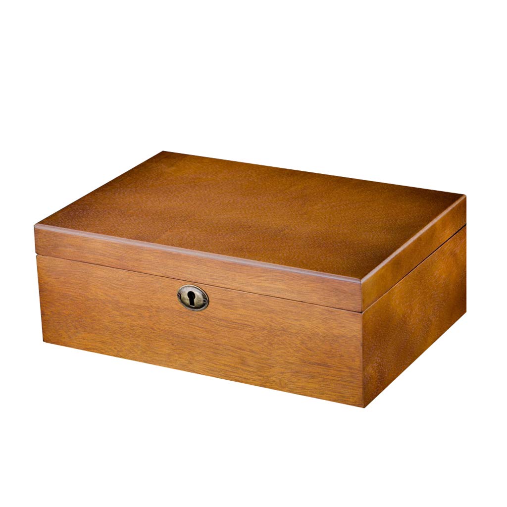 MUSUMI Caja de reloj con almohadas suaves, 10 ranuras, caja de almacenamiento para exhibición de joyas, organizador de pulseras de Madera para Hombres y Mujeres