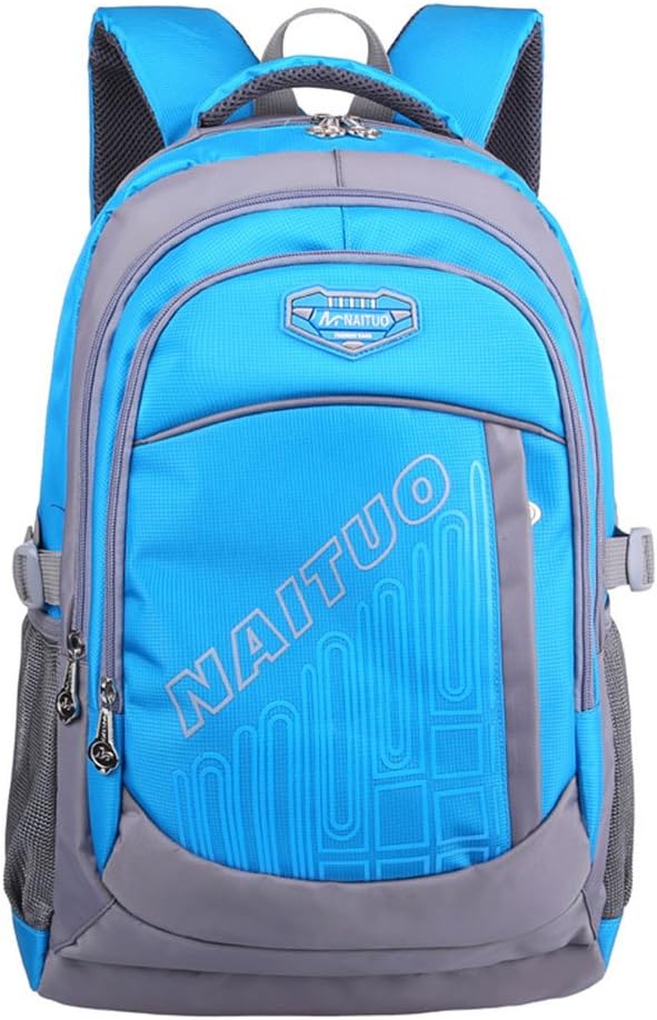 Gaintteam Heavy Duty Strong Students Book Bag School Backpack for Boys Blue