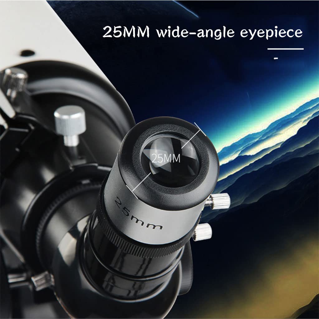 Astronomical Telescope Teleskop dla dzieci, początkujących, dorosłych, teleskop dla początkujących astronomów, astronomiczny teleskop refrakcyjny 80 mm ze statywem, przenośny teleskop dla dzieci