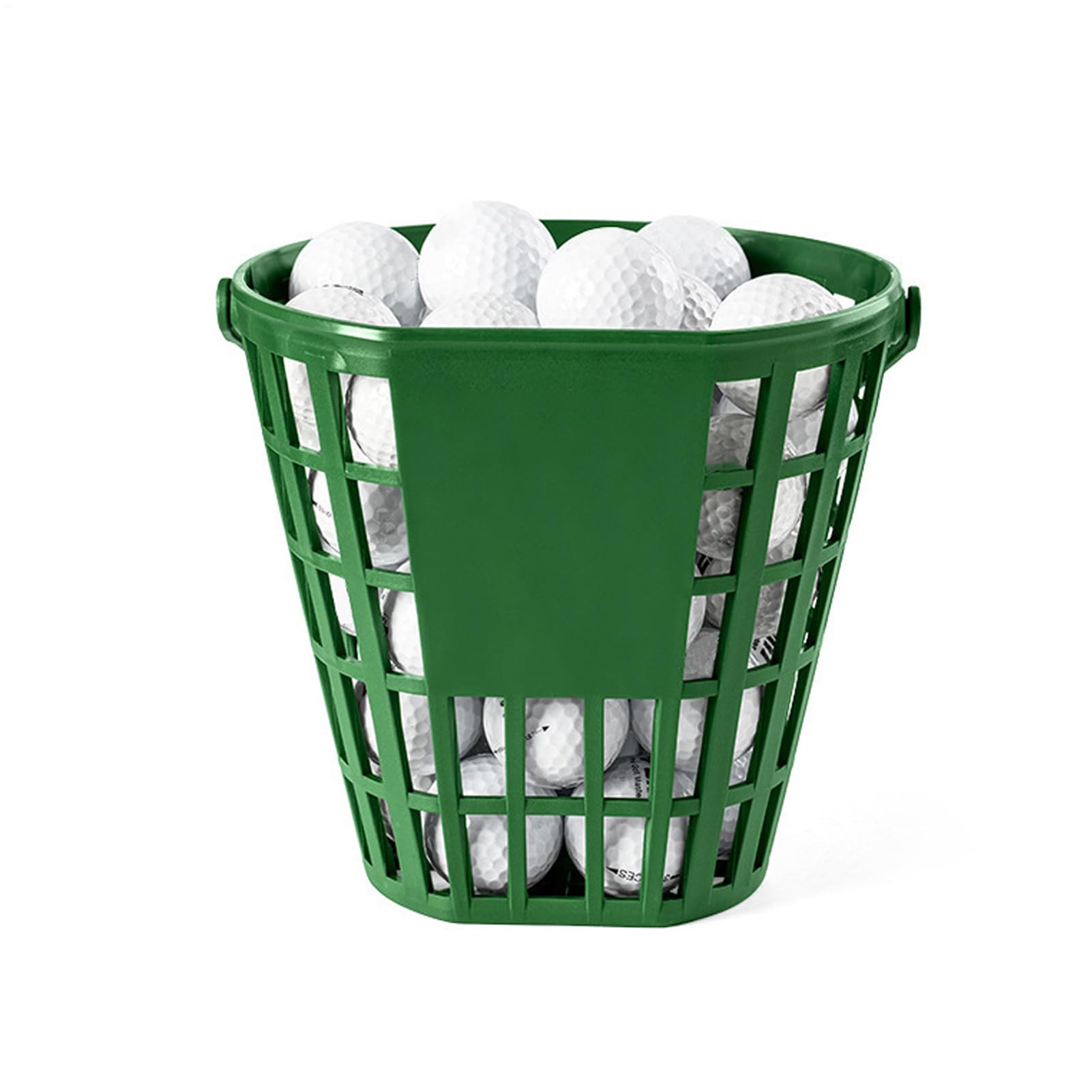 Golf Basket,Heavy-Duty Lightweight | Golf Storage Bucket Holds 50 Balls - for Course Club Balcony Garage Practice Competition Golfer Dad